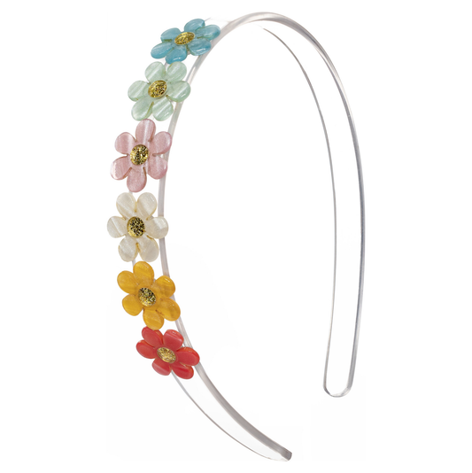 Lilies & Roses Centipede Pastel Daisies Headband