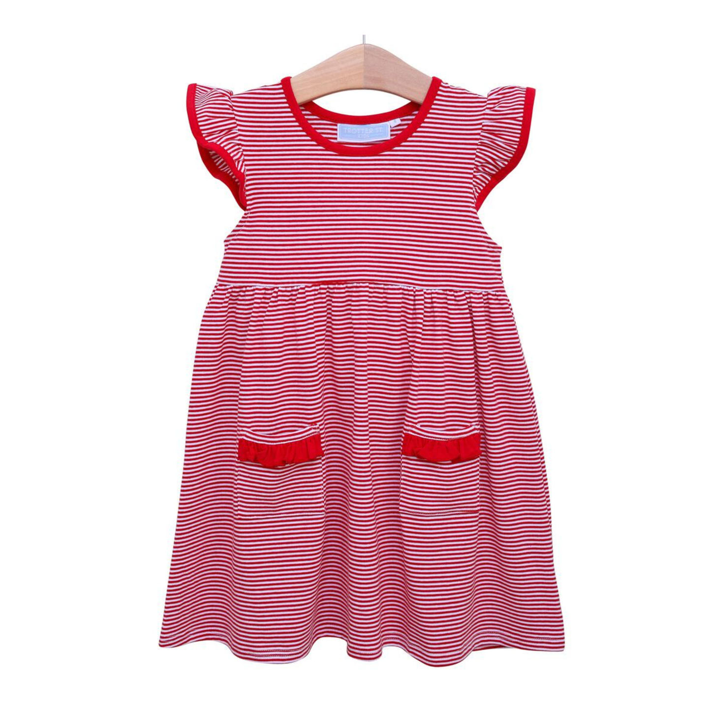 Trotter St. Red Stripe Lucy Dress