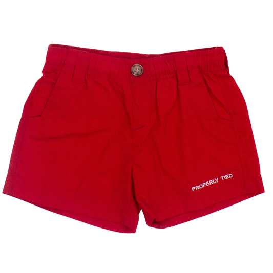 Properly Tied Red Mallard Shorts