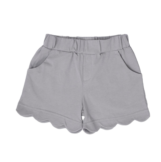 Trotter St. Gray Scallop Shorts