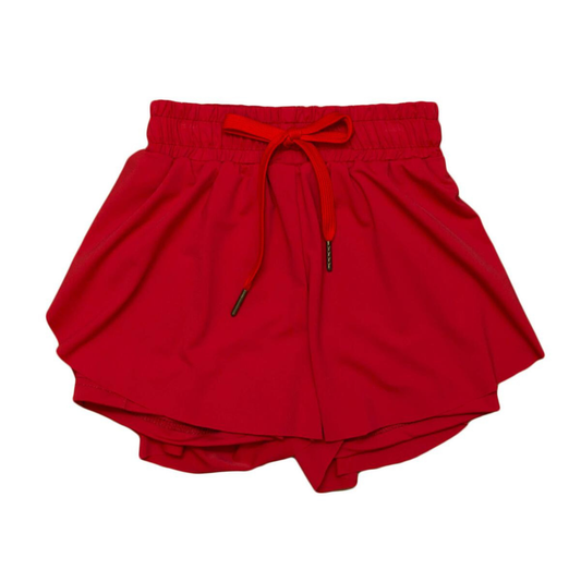 Belle Cher Red Butterfly Shorts