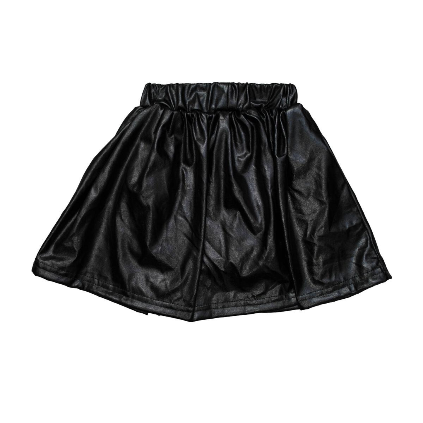 Belle Cher Black Metallic Skort