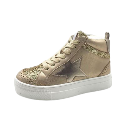 MIA Berry Nice Rose Gold High Top Sneakers