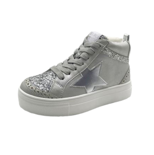 MIA Berry Nice Silver High Top Sneakers