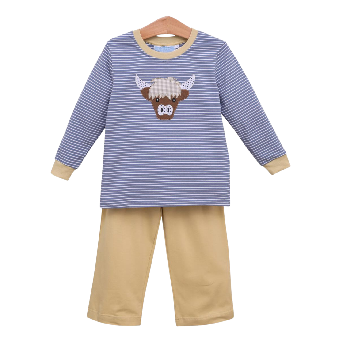 Trotter St. Highland Cow Pants Set