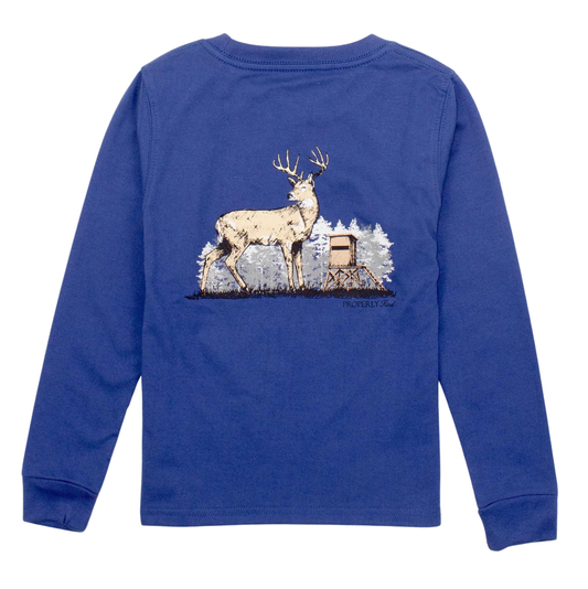 Properly Tied River Blue Deer Season LS Shirt