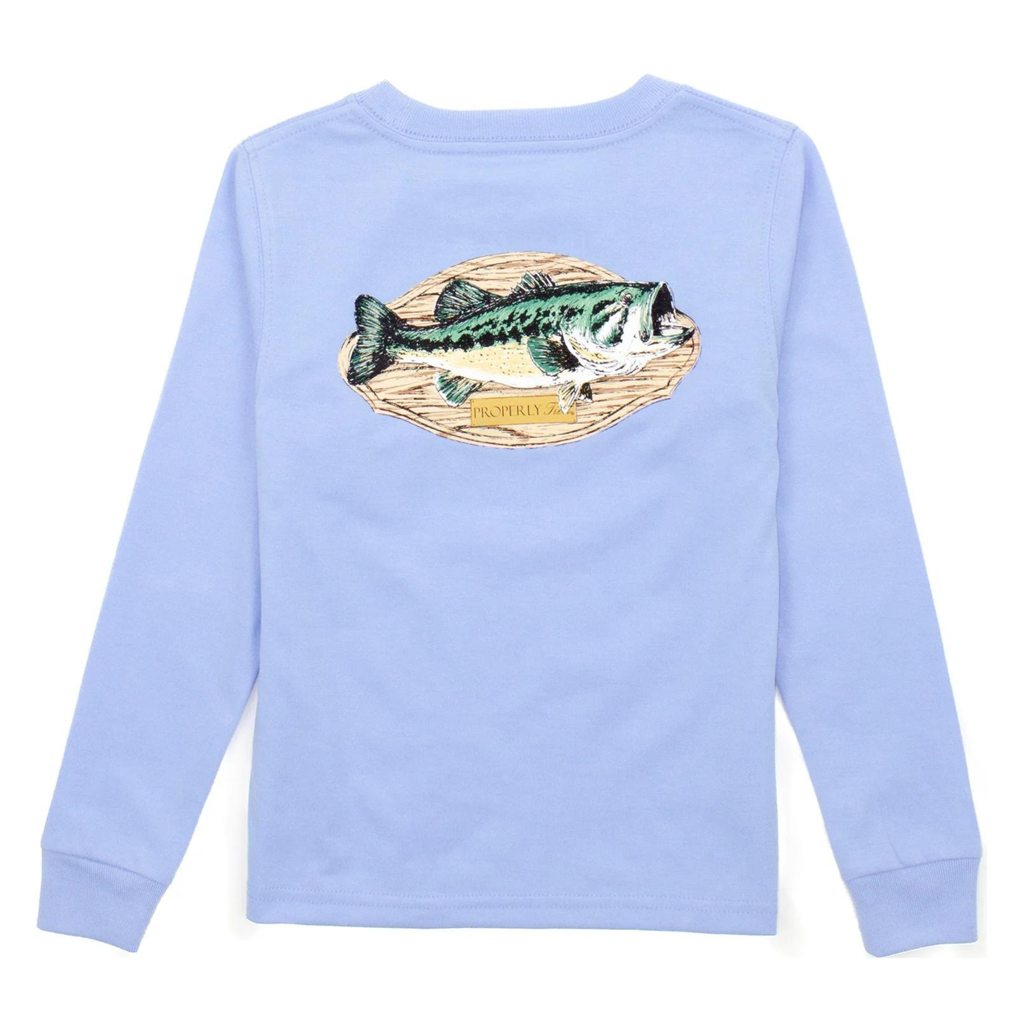 Properly Tied Light Blue Bass Mount LS Shirt