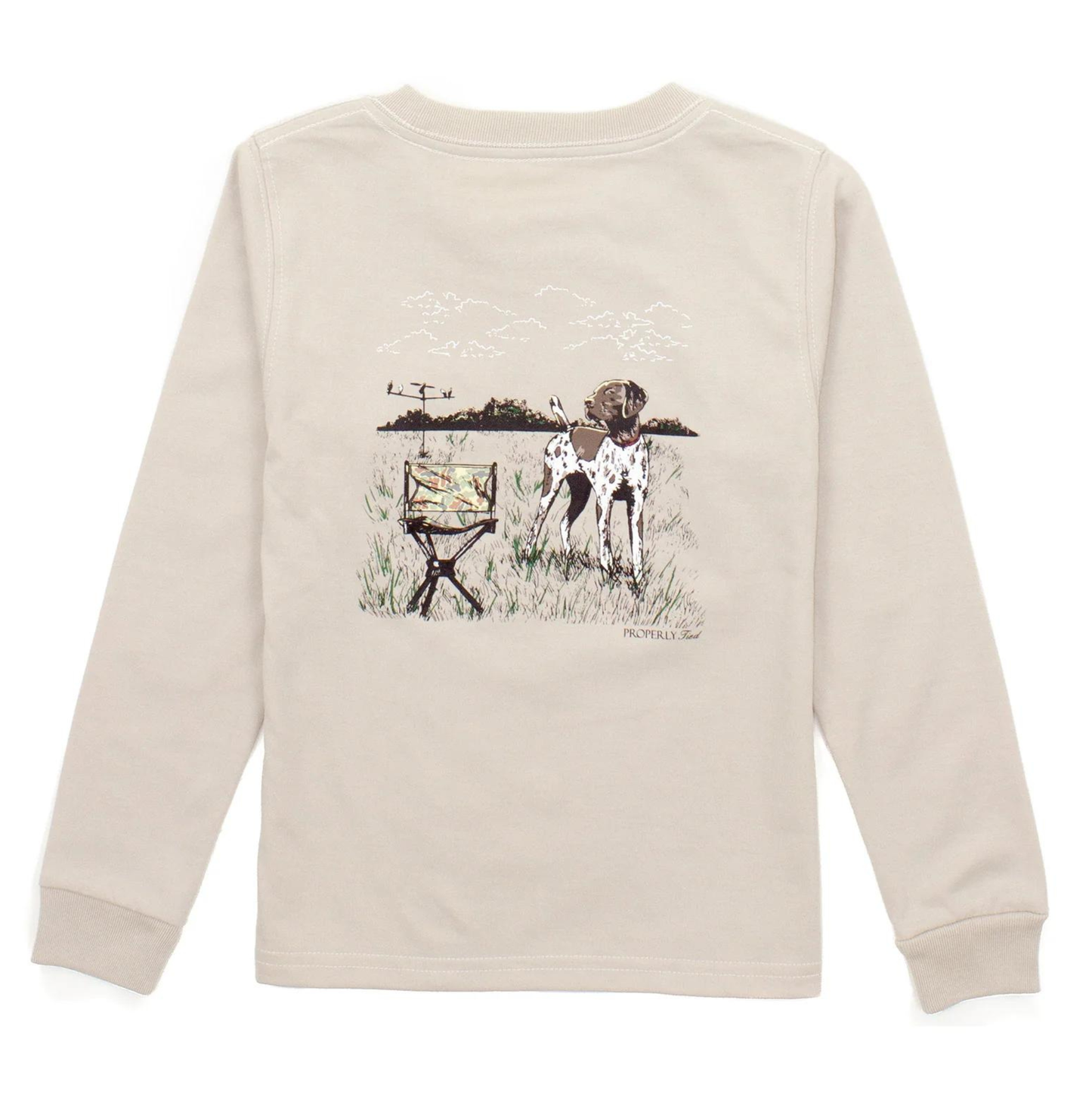 Properly Tied Linen Dove Hunt LS Shirt