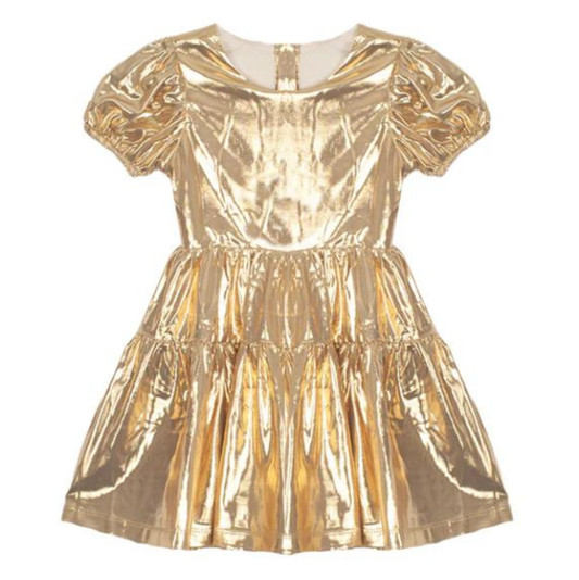 Isobella & Chloe Gold Ring a Ding Dress