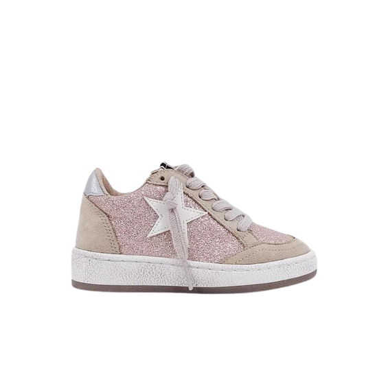 Paz Champagne Glitter Toddler Sneakers