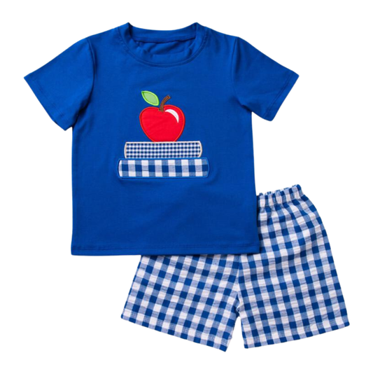 City Beautiful Blue Apple Short Set