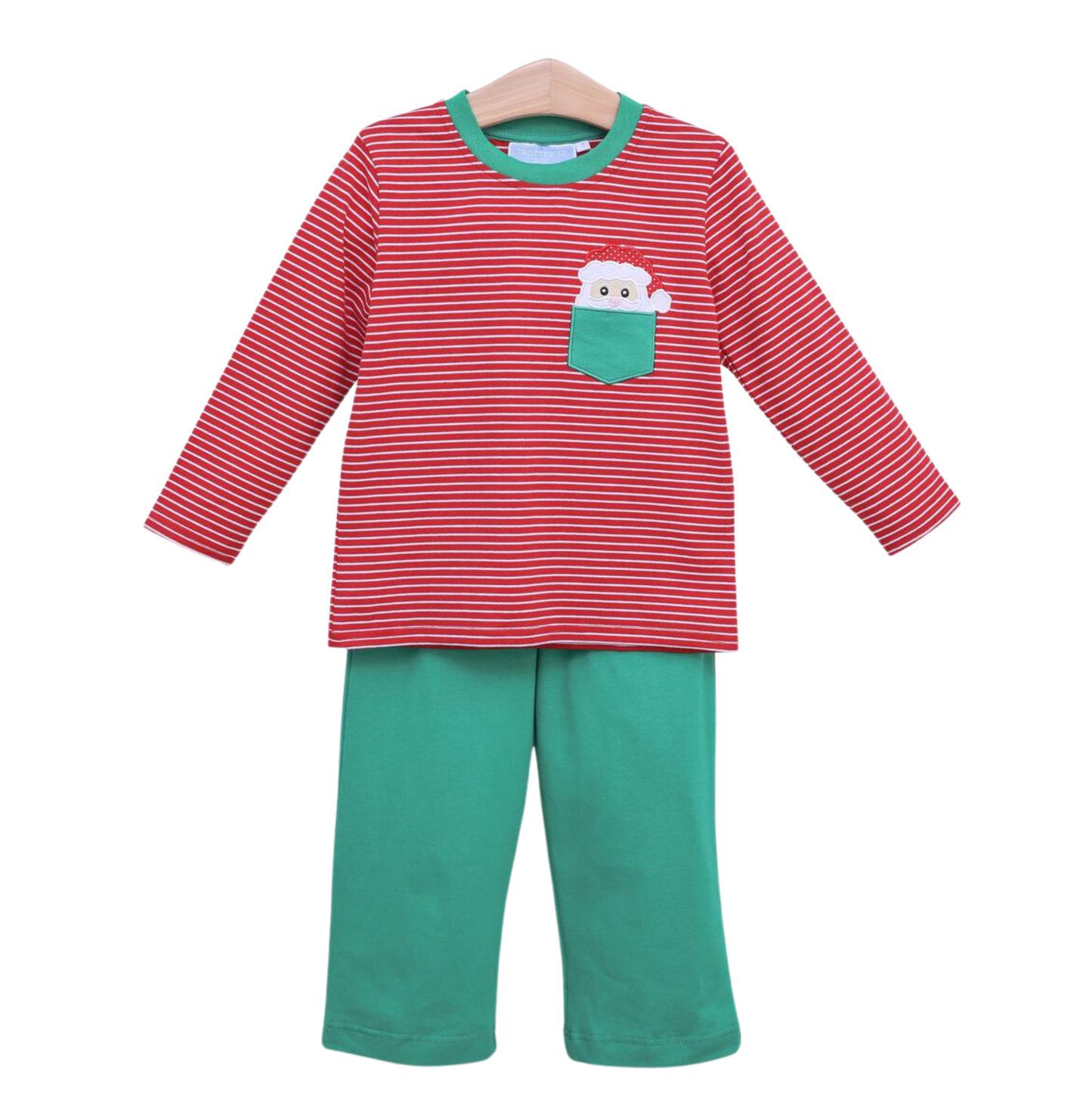 Trotter St. Santa Pocket Pants Set