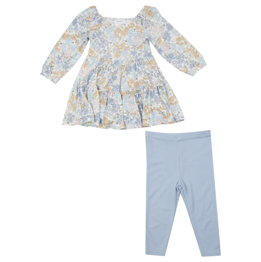 Angel Dear Edith's Floral Dress Set