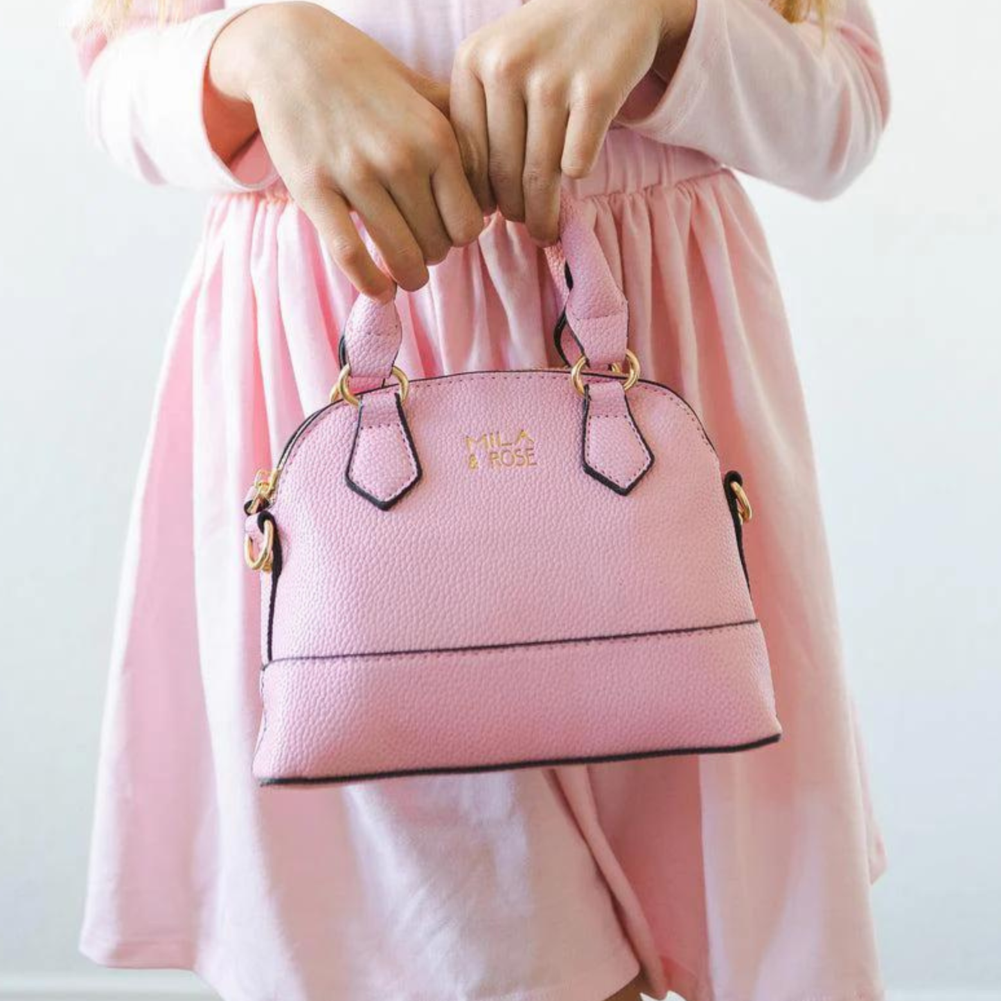 Mila & Rose Bubblegum Pink Crossbody Purse