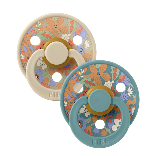 Bibs x Liberty Pacifiers 2 Pack - June Blossom