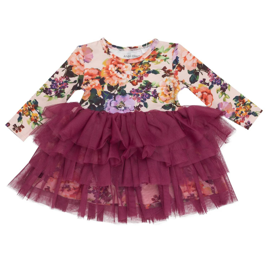 Angel Dear Autumn Rose Tulle Dress