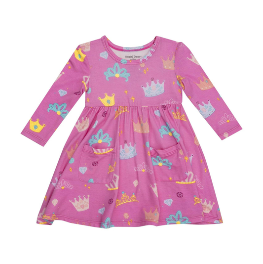 Angel Dear Princess Crowns Twirl Dress