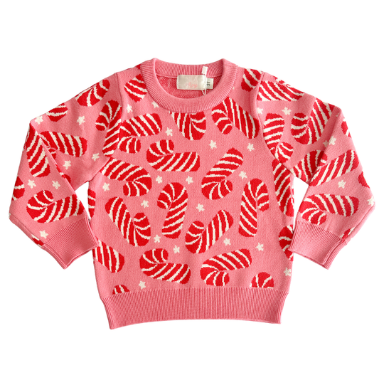 Mila & Rose Candy Canes Sweater