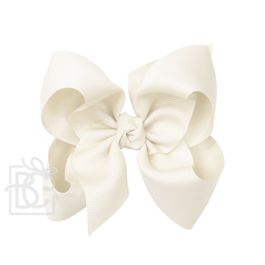 Beyond Creation Grosgrain Bow Antique White