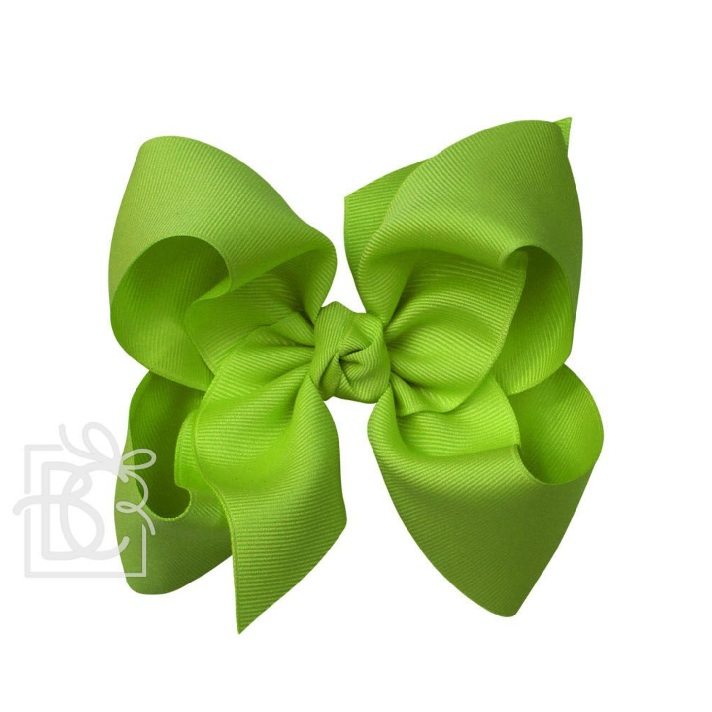 Beyond Creation Grosgrain Bow Apple Green