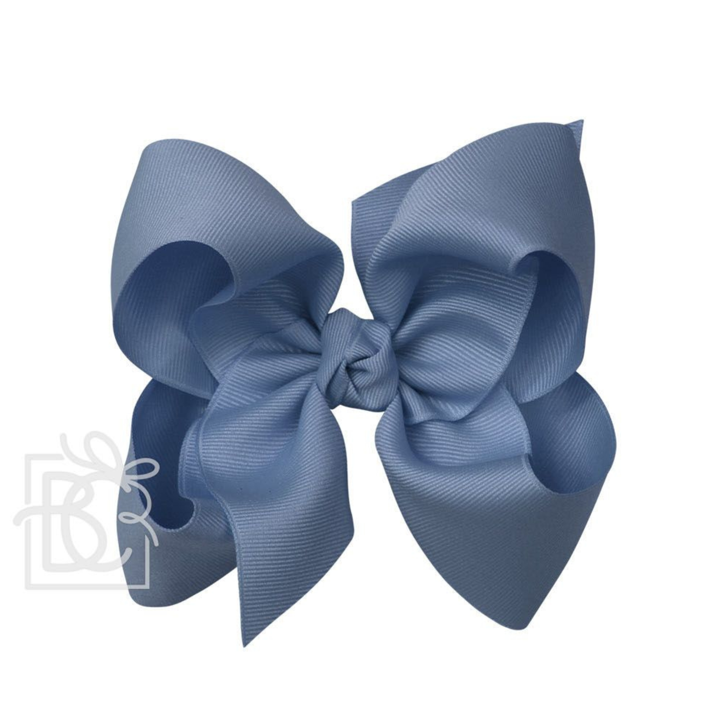 Beyond Creation Grosgrain Bow Blue Smoke