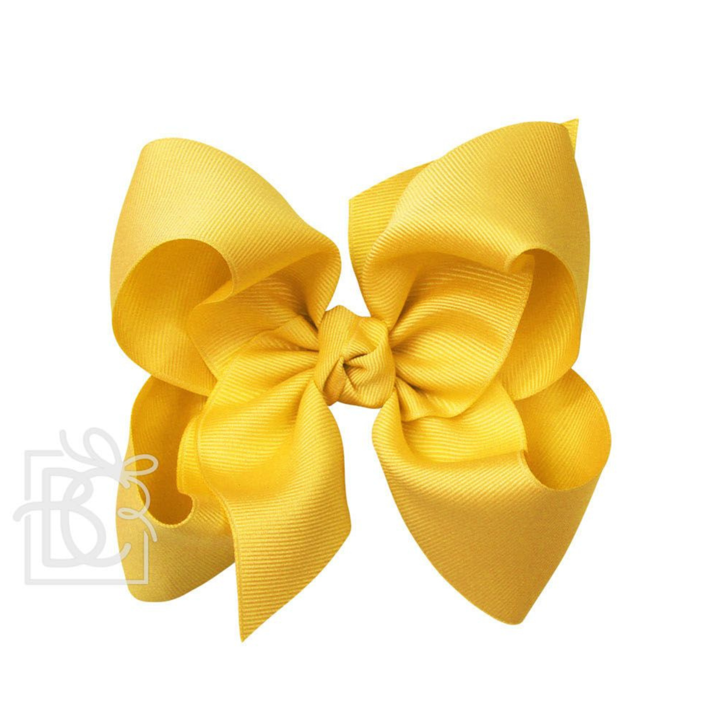 Beyond Creation Grosgrain Bow Bright Yellow