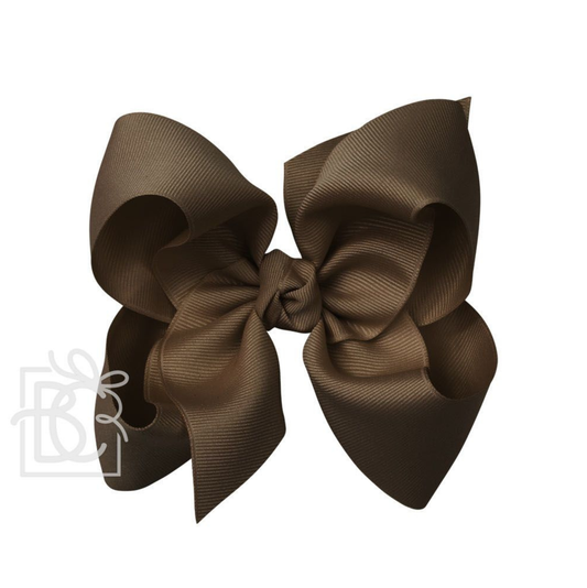 Beyond Creation Grosgrain Bow Brown