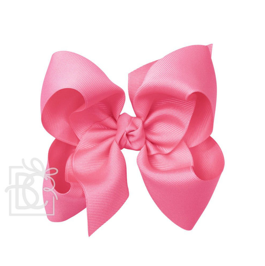 Beyond Creation Grosgrain Bow Hot Pink