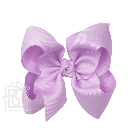 Beyond Creation Grosgrain Bow Light Orchid