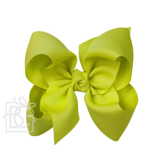 Beyond Creation Grosgrain Bow Lime