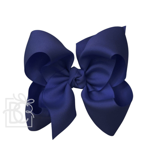 Beyond Creation Grosgrain Bow Navy