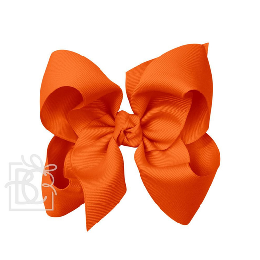 Beyond Creation Grosgrain Bow Orange