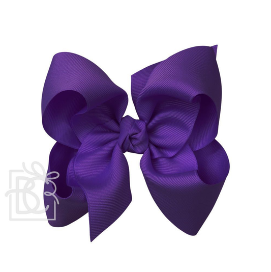 Beyond Creation Grosgrain Bow Purple