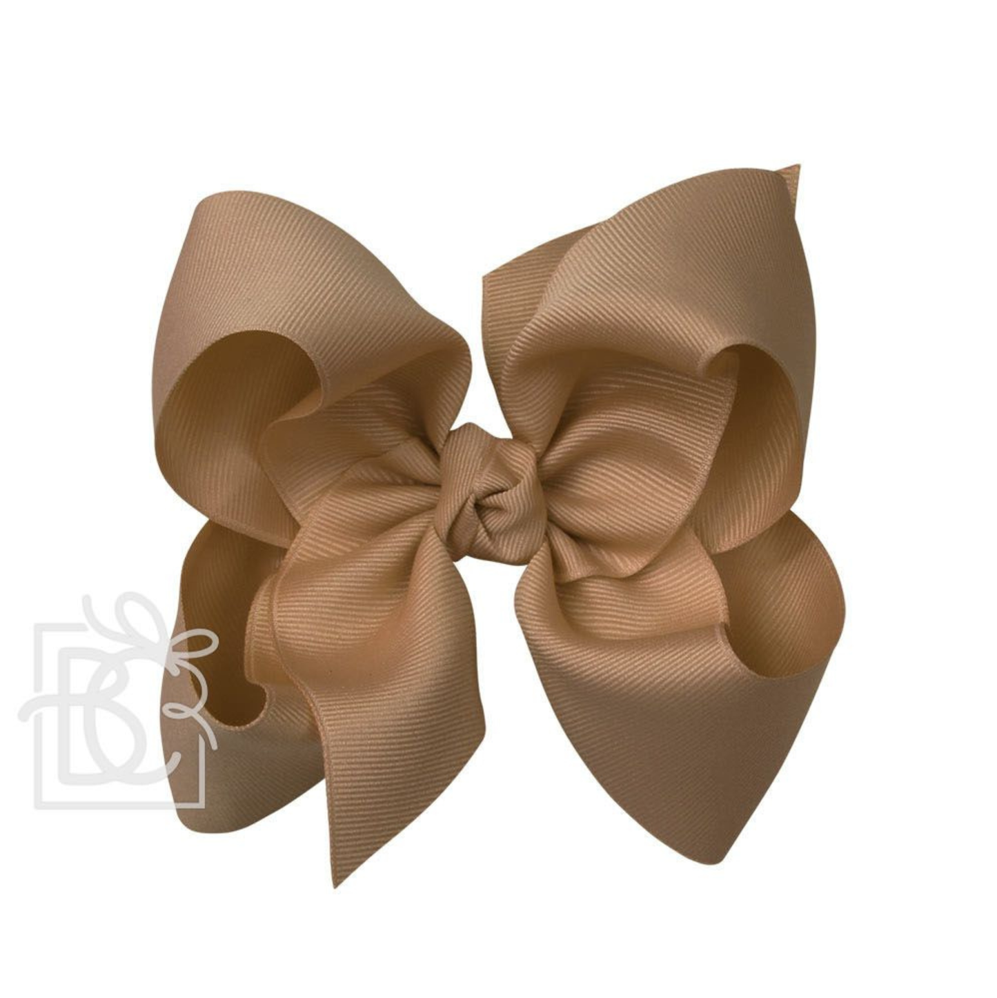 Beyond Creation Grosgrain Bow Taupe