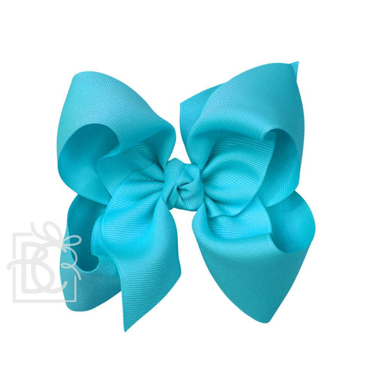 Beyond Creation Grosgrain Bow Turquoise