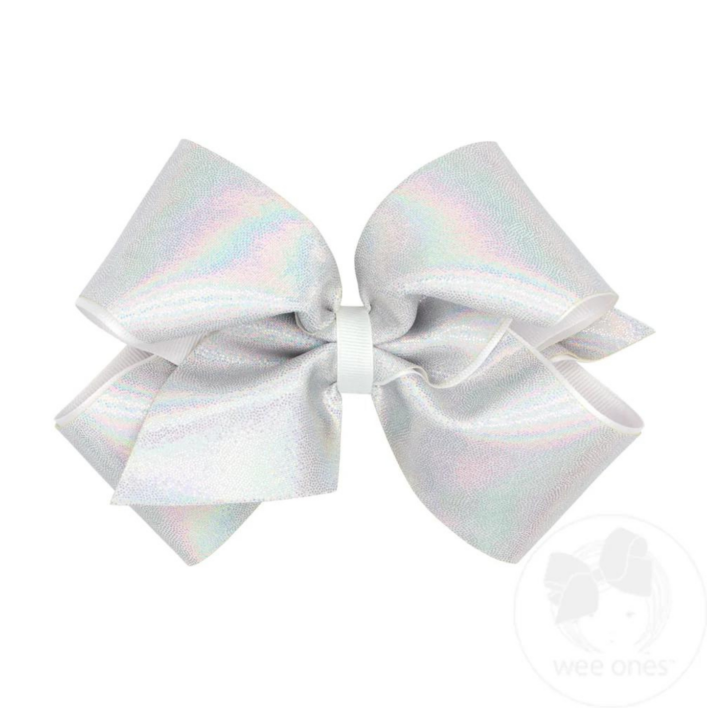 Wee Ones Mirror Dot Overlay Bow