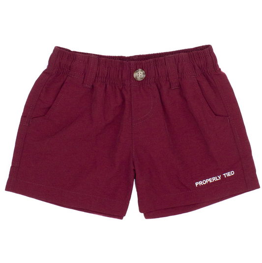 Properly Tied Maroon Mallard Shorts