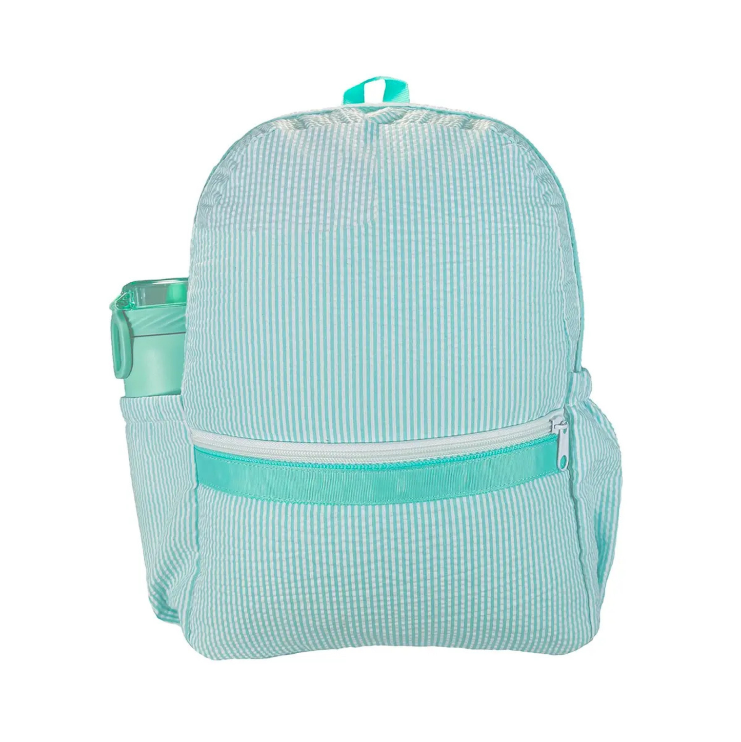 Mint Mint Seersucker Backpack