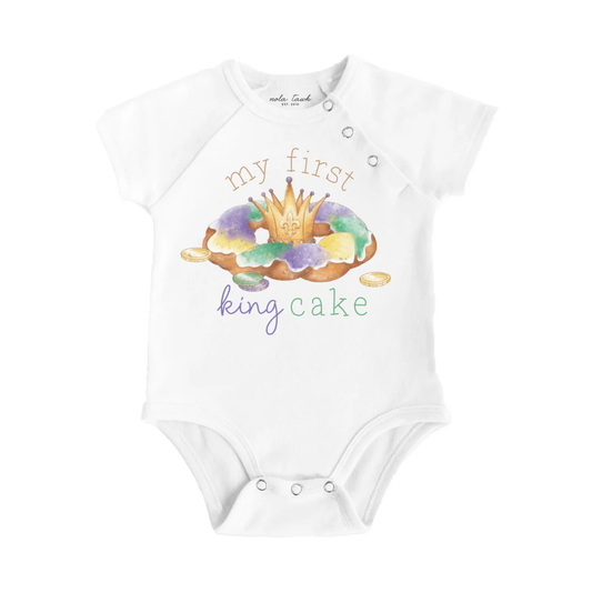 Nola Tawk My First King Cake Onesie