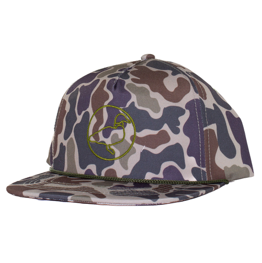 Properly Tied Vintage Camo Rope Hat