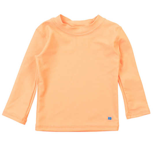 Rugged Butts Neon Orange LS Rashguard