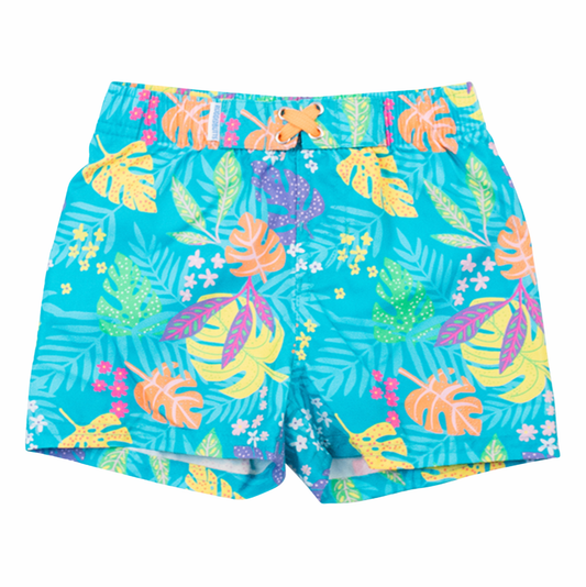 Rugged Butts Neon Tiki Vibes Swim Trunks