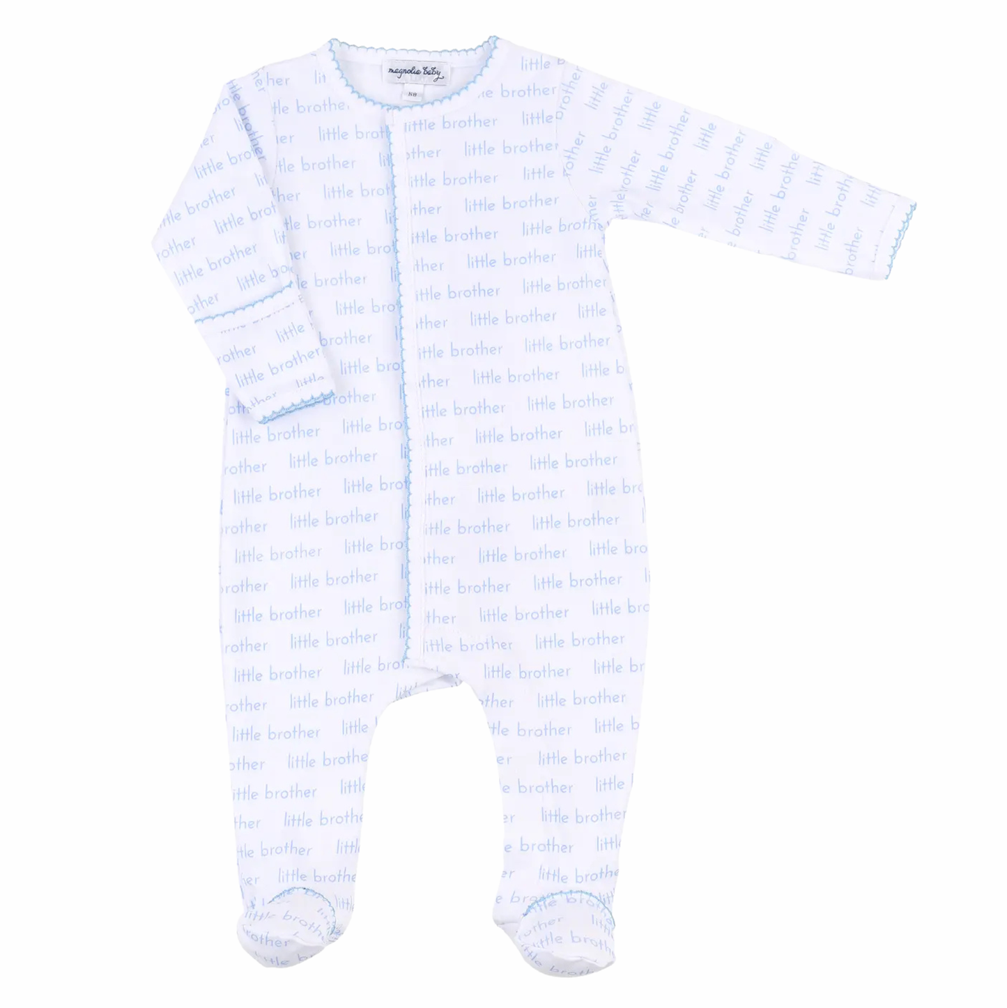 Magnolia Baby Little Brother Printed Footie
