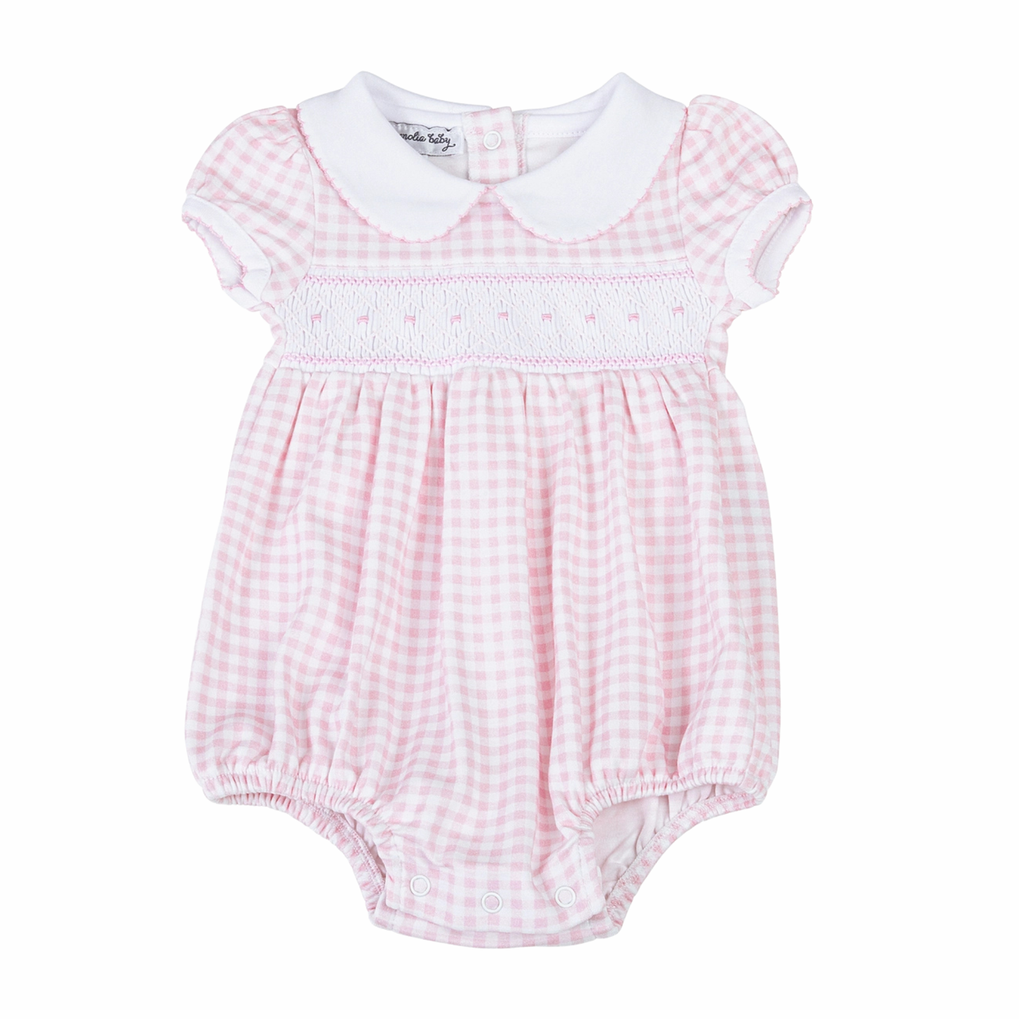 Magnolia Baby Mini Check Smock Bubble