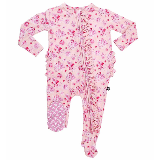 Lev Baby Eliana Ruffle Footie