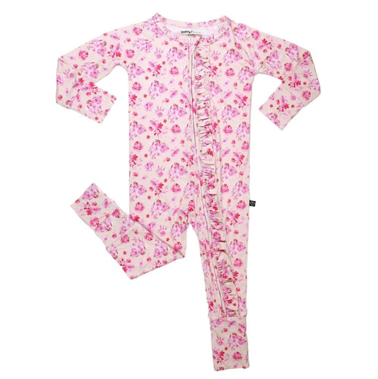 Lev Baby Eliana Ruffle Convertible Romper