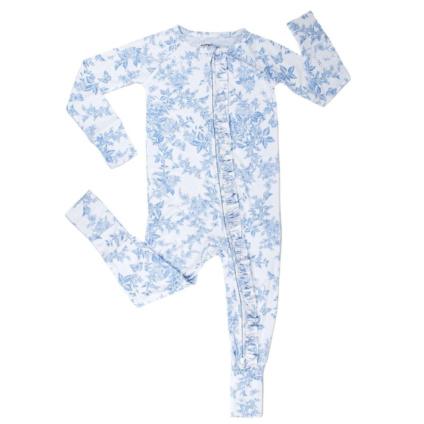 Lev Baby Sarah Ruffle Convertible Romper