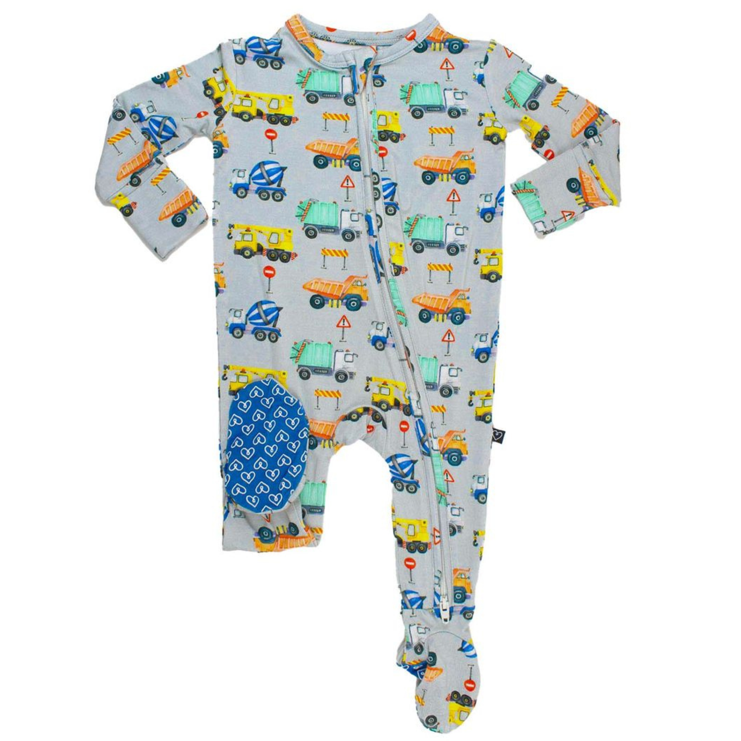 Lev Baby Mark Zipper Footie
