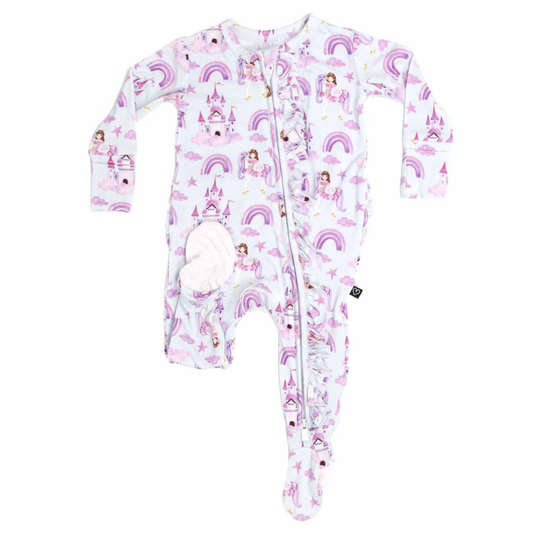 Lev Baby Vivian Ruffle Zipper Footie