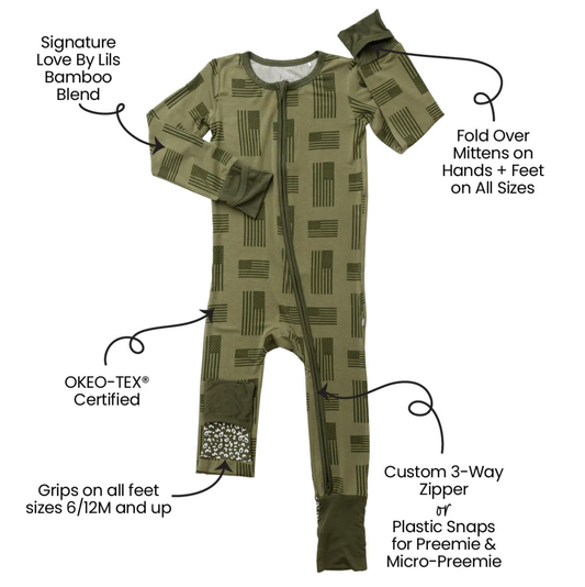 Laree + Co Kolton Convertible Footie